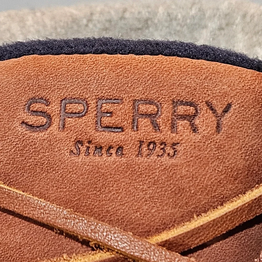 Sperry‎ Maritime Repel Tan Navy Insulated Waterproof Duck Boots Women's 7.5 M